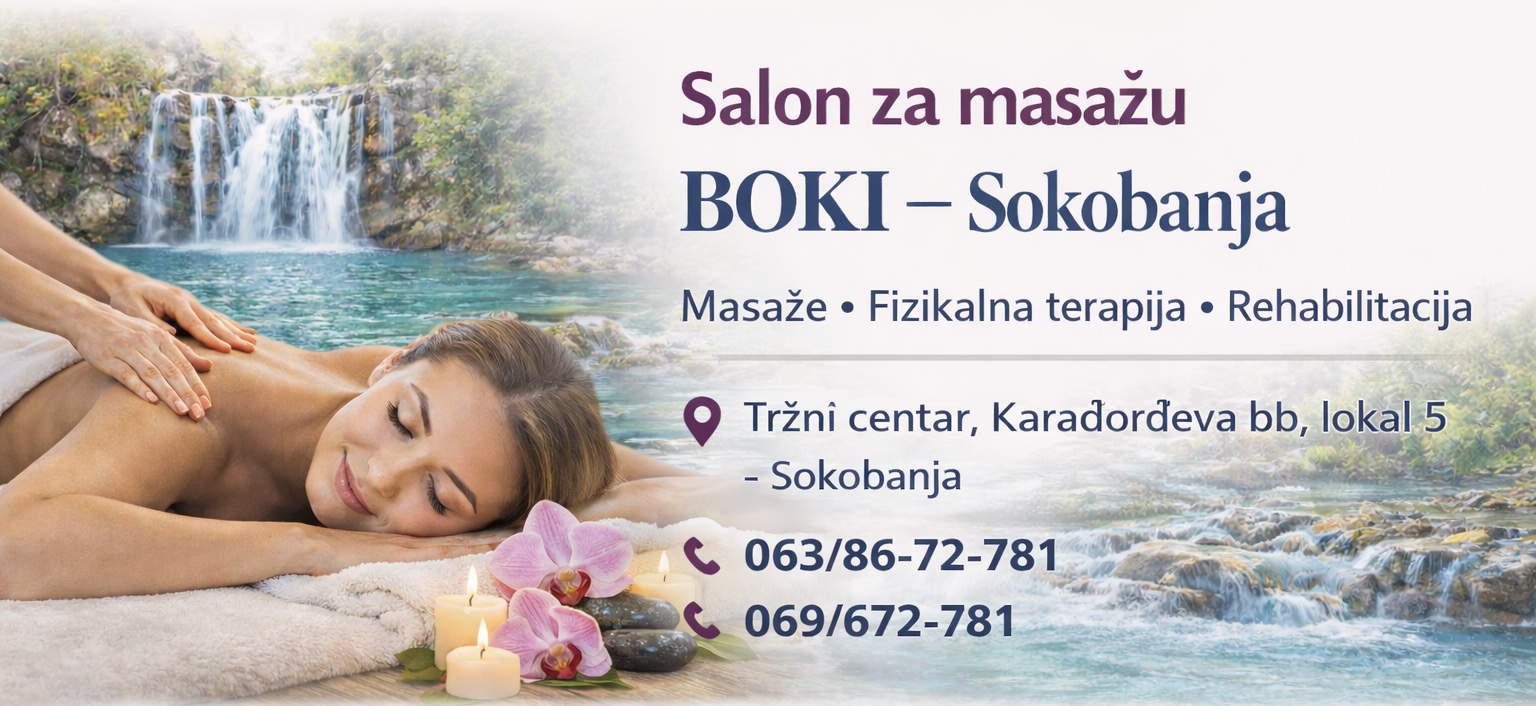 Salon za masažu i lepotu BOKI - Sokobanja